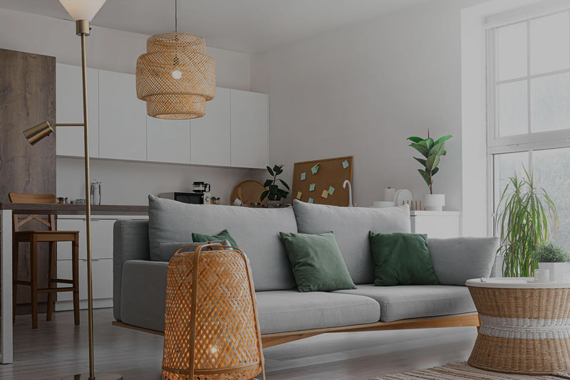 Beatiful Living Room Staged For Sale