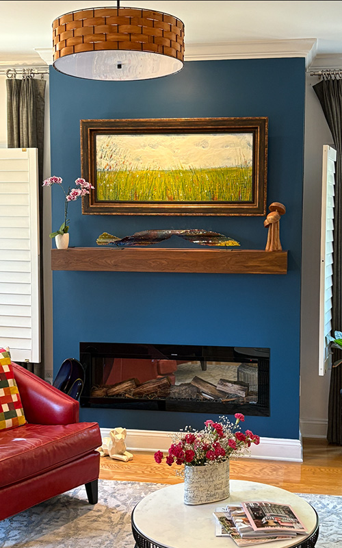 Fireplace After