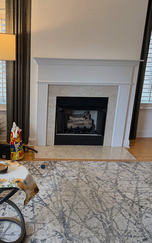 Fireplace Before